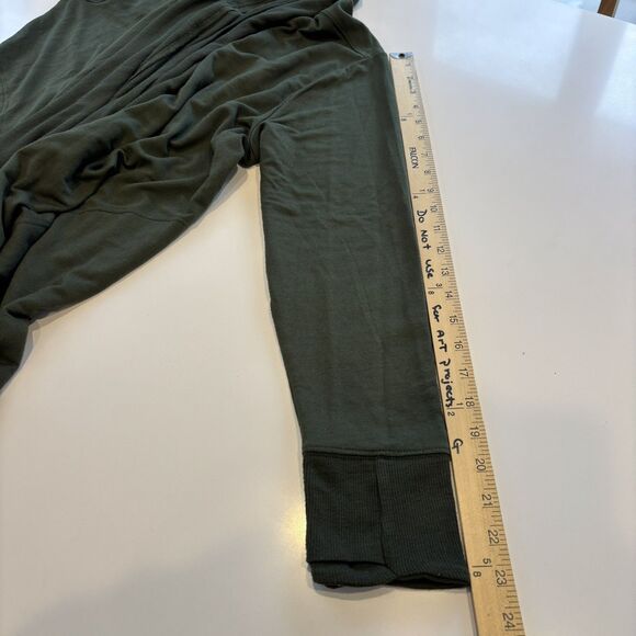 Athleta Pranayama Restore Wrap Cardigan Womens L Green Athleisure Stretch - Picture 4 of 7